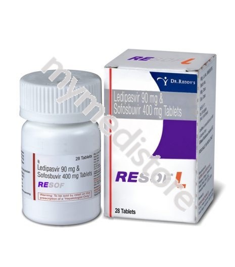 Ledipasvir 90mg and sofosbuvir 400mg