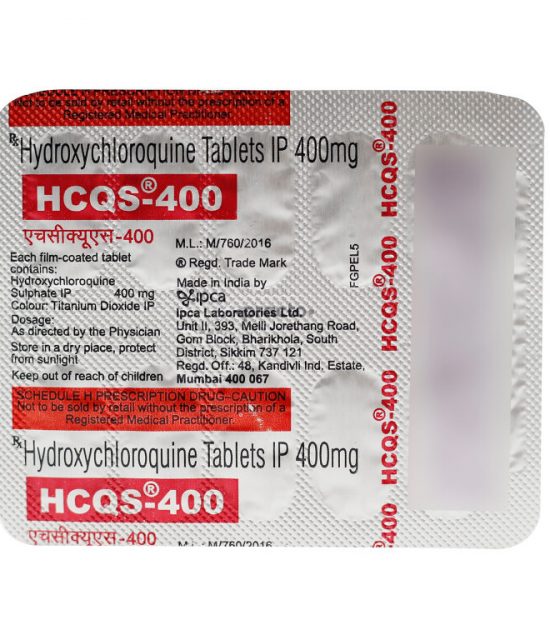 HYDROXYCHLOROQUINE 400m